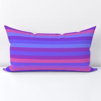 Pop Art Purples Horizontal Stripes