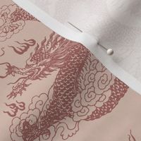 Dragons - Terracotta Pink