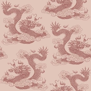 Dragons - Terracotta Pink