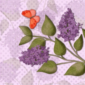Lilac Delight Tea Towel/Wall Hanging