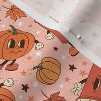 Fall Vintage Pumpkin Spice Mascots