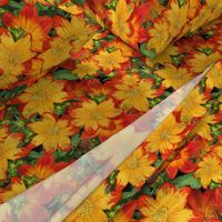 Red and Yellow Florals - Large