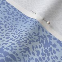 Blue leopard print_ SMALL