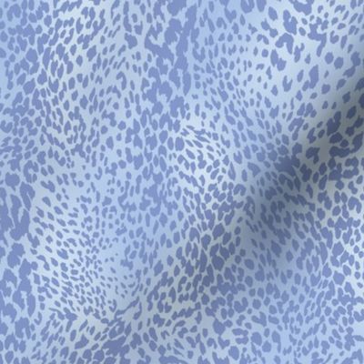 Blue leopard print_ SMALL