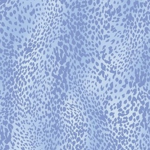 Blue leopard print_ SMALL