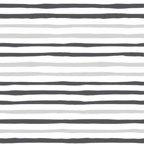 booboo collective - feehand stripe - charcoal