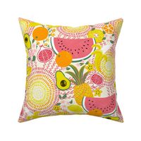 Optimism with tropical fruits - light - large scale