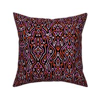 Boho Paisley Ikat Pink Love