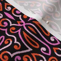 Boho Paisley Ikat Pink Love