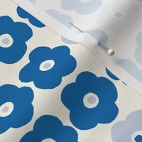 Flower Power-Teal Blue & Powder Blue