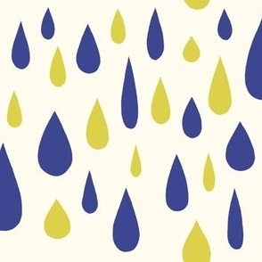 Raindrops-Citron & Blue