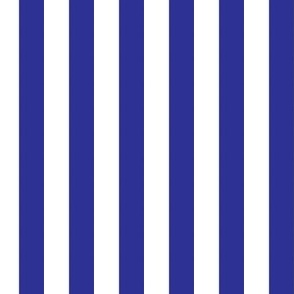 Stripes Blue and White Pattern