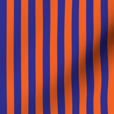 Stripes Orange and Blue Check Pattern Florida