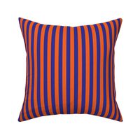 Stripes Orange and Blue Check Pattern Florida