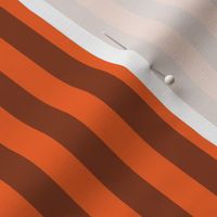 Stripes Orange and Brown Pattern