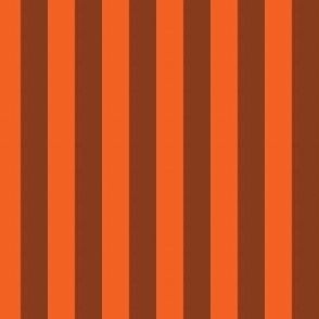 Stripes Orange and Brown Pattern