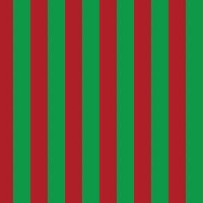 Stripes Red and Green Pattern