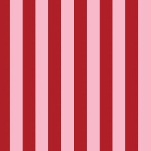 Stripes Red and Pink Pattern