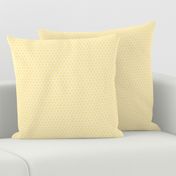 Small Honeycomb Hexagons, Butter Yellow on White