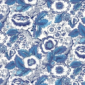 Provence Floral Blue Willow 150