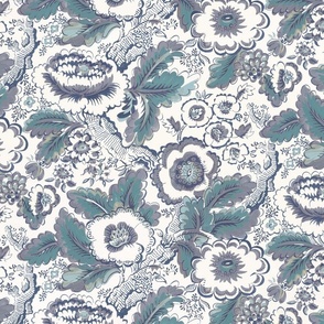 Provence Floral Blue 150