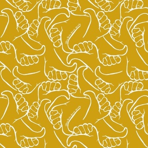 Hyper mobility Thumb - Mustard Yellow