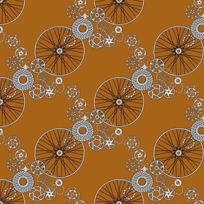 beautiful bicycle parts - gingerbread 