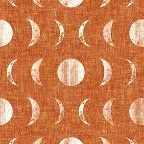 phases of the moon - fire orange  - LAD22