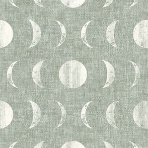 phases of the moon - light sage  - LAD22