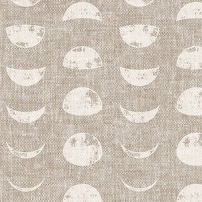 moon phases - stone gray - LAD22