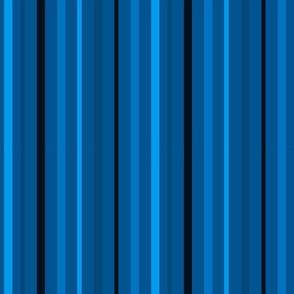 Monochromatic Blue Stripes