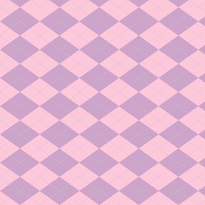 Y2K Argyle Pastel