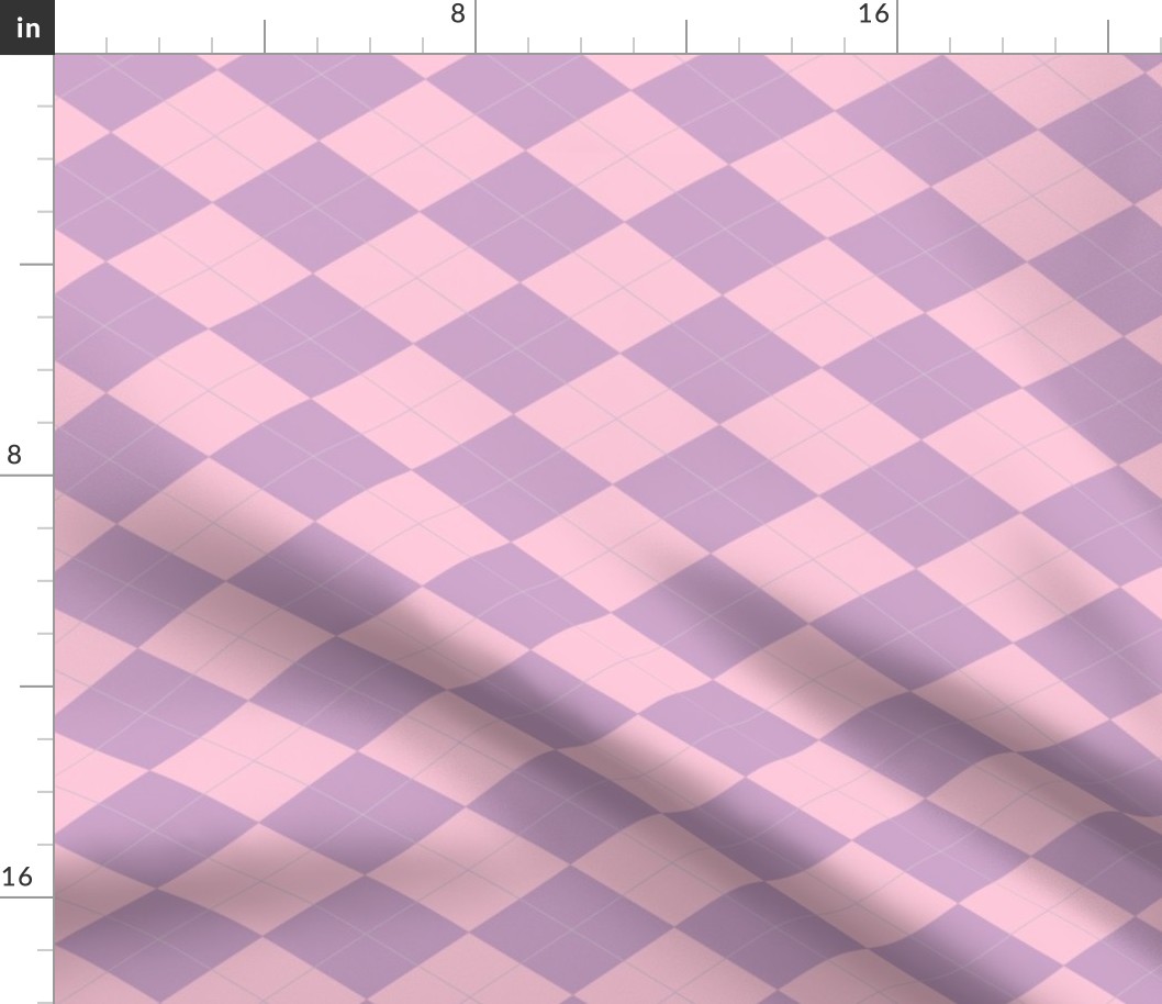 Y2K Argyle Pastel