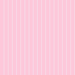 White Pinstripe on Bubblegum