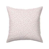 The Minimalist blossom - ditsy flowers and loose petals scandinavian blossom nursery pattern pink on white