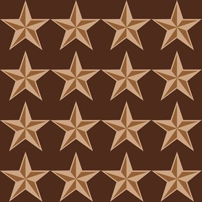 Mocha-Cocoa Star - Dark - 2"