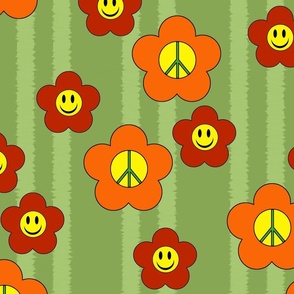 Happy and Peaceful Flower Power