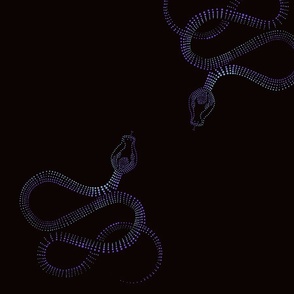 Neon snakes