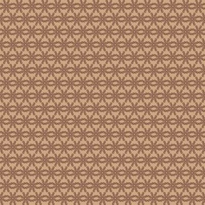 Mocha-Cocoa Floral Abstract - Light