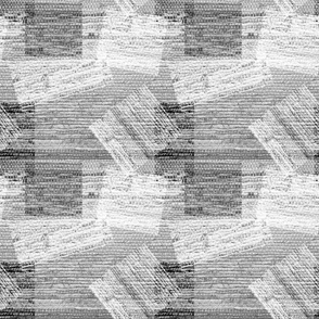 Catalogne Digital Imitation Small Collage Modern Black White