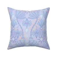 Art Deco tropical jewel_Lavender blue