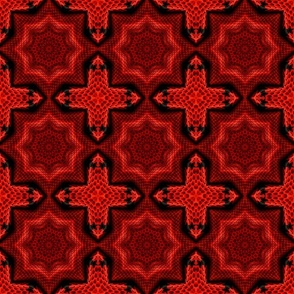 SNAKE TILES - RED AND BLACK