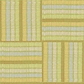 Pastel Stripes Check Salad Green Medium