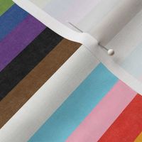 Progressive pride horizontal  stripe