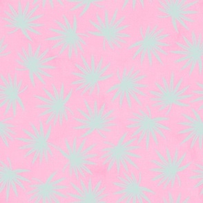 Mod Mint Fanpalms (pink sorbet) medium 