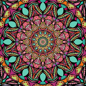 ethnic colors mandala 