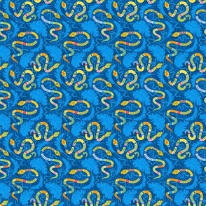 snakes blue 4,5 inch (6 wallpaper)
