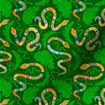snakes green 4,5 inch (6 wallpaper)
