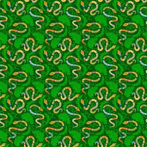 snakes green 4,5 inch (6 wallpaper)