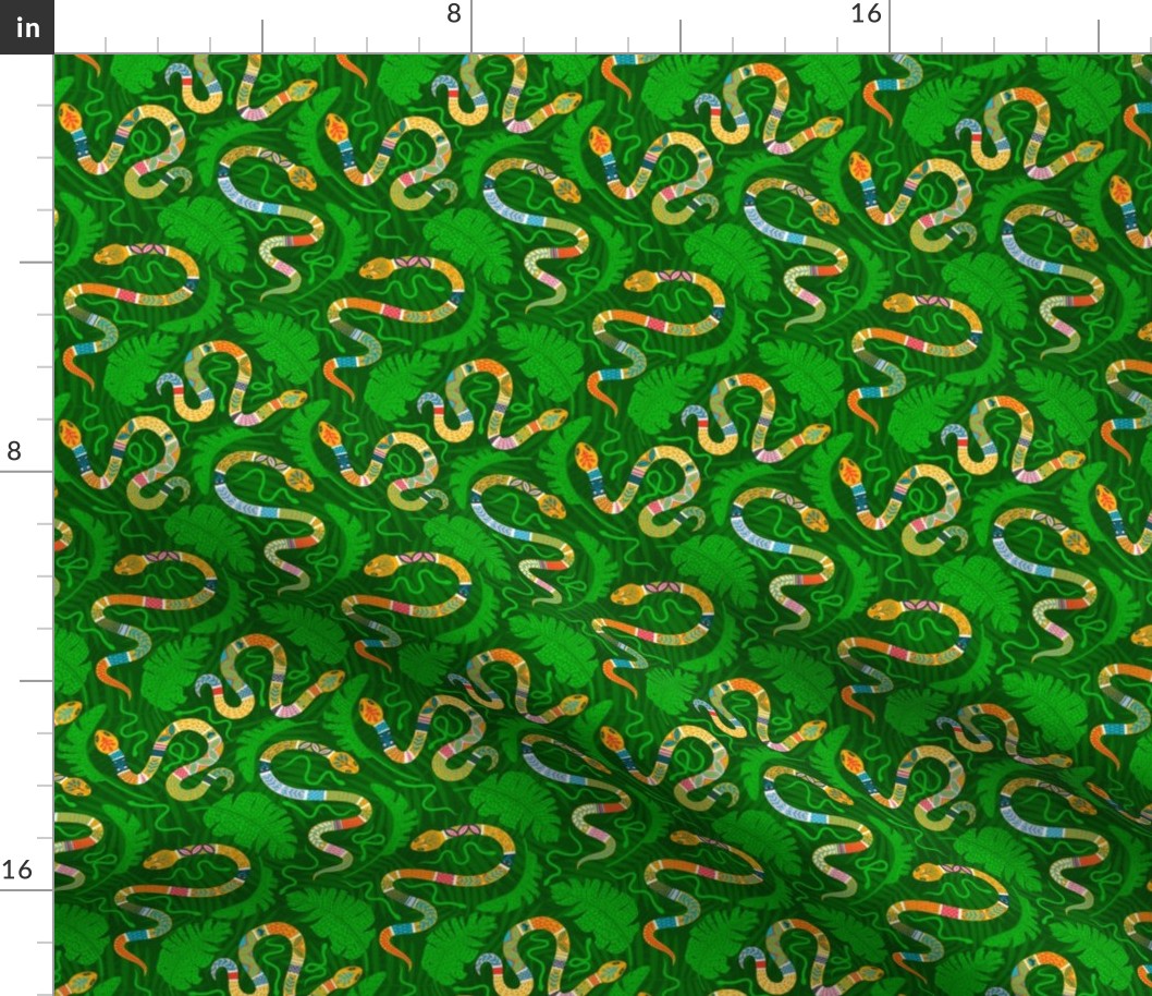 snakes green 4,5 inch (6 wallpaper)